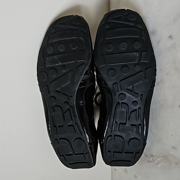 PRADA: Buffalo Dance black patent leather flats - Picture 8 of 9